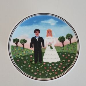 Design naif wedding trinket box